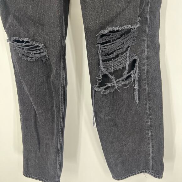 Etica Black Tyler Vintage Straight Jeans Button Fly - Picture 5 of 10